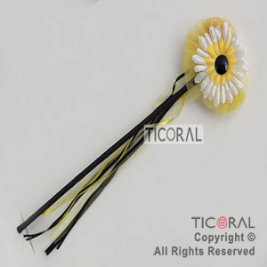 VARITA HS5887 GIRASOL CON TUL Y CINTAS x 1